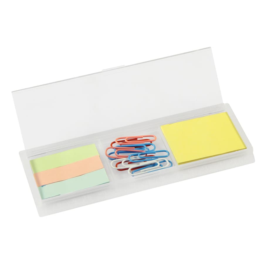 Set de Notas Adhesivas de PU Negro