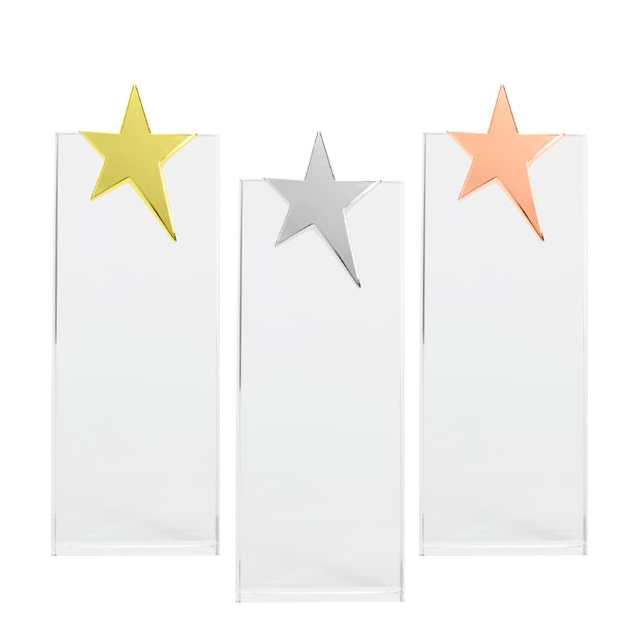 Trofeo Galvano de Madera y Cristal «Spitz»