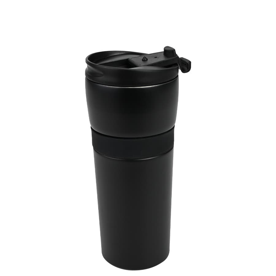 Mug metálico/plástico «THEO» 450cc