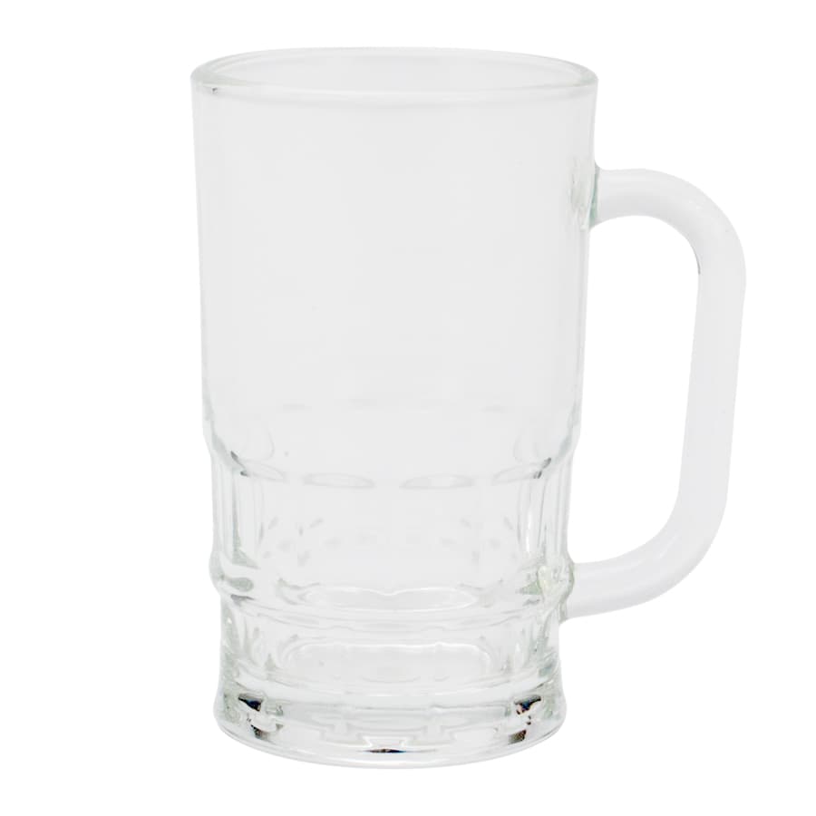 Tazón Vidrio Empavonado 330cc Sublimación, asa color.