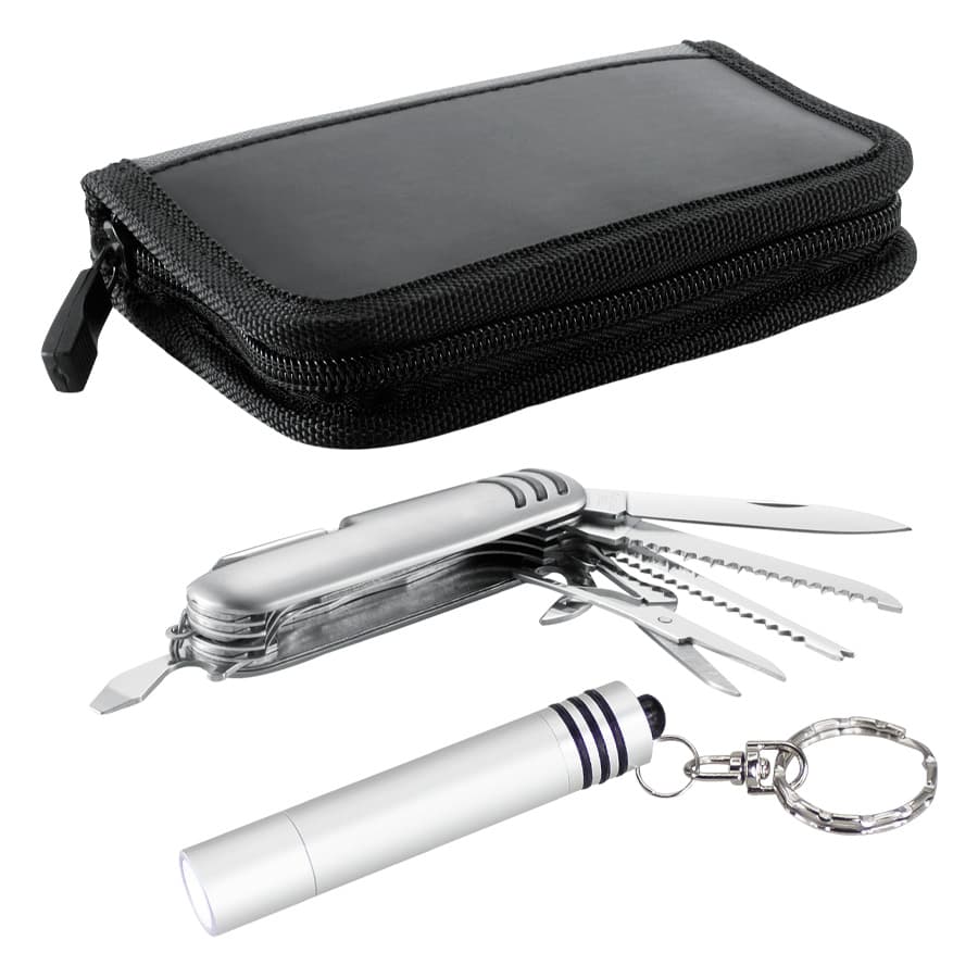 Deluxe BBQ Set Metálico de 24 piezas